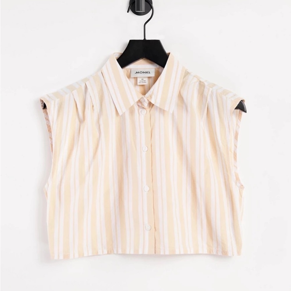 Monki Jessie Cotton Sleeveless Shirt